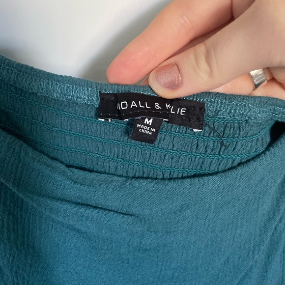 Teal mini dress - Picture 3 of 3